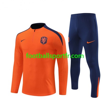 Pays-Bas Ensemble Sweat d'entrainement Orange 2024